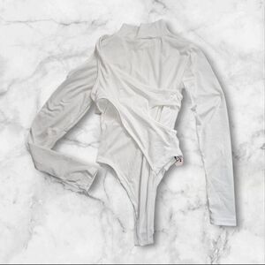 Micas White Small Bodysuit NWT